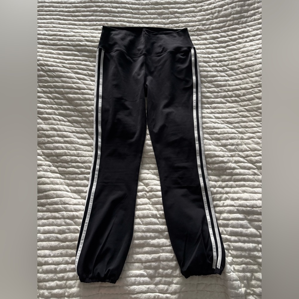 SPLITS59 Stripped Icon Leggings Black/White XL - Picture 3 of 8